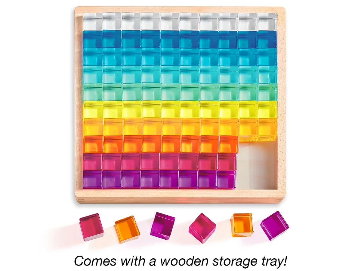 Rainbow Crystal Cubes - US 4303
