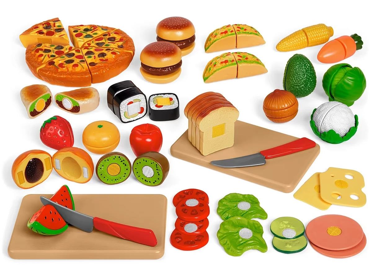 Slice & Serve Play Food Set - US 4967