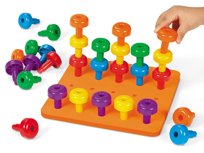 Easy-Grip Jumbo Pegs & Pegboard Set - US 4038