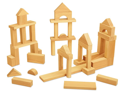 Hardwood Blocks - 50-Piece Set - US 9281
