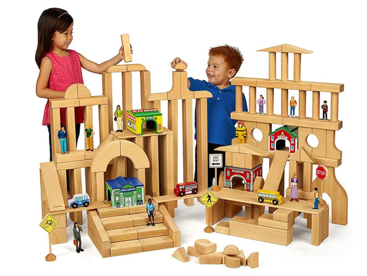 Classroom Hardwood Unit Blocks - Builder Set - US 9628