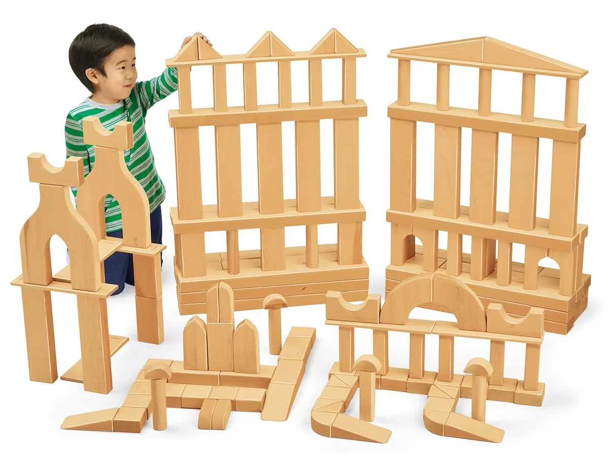 Classroom Hardwood Unit Blocks - Builder Set - US 9628