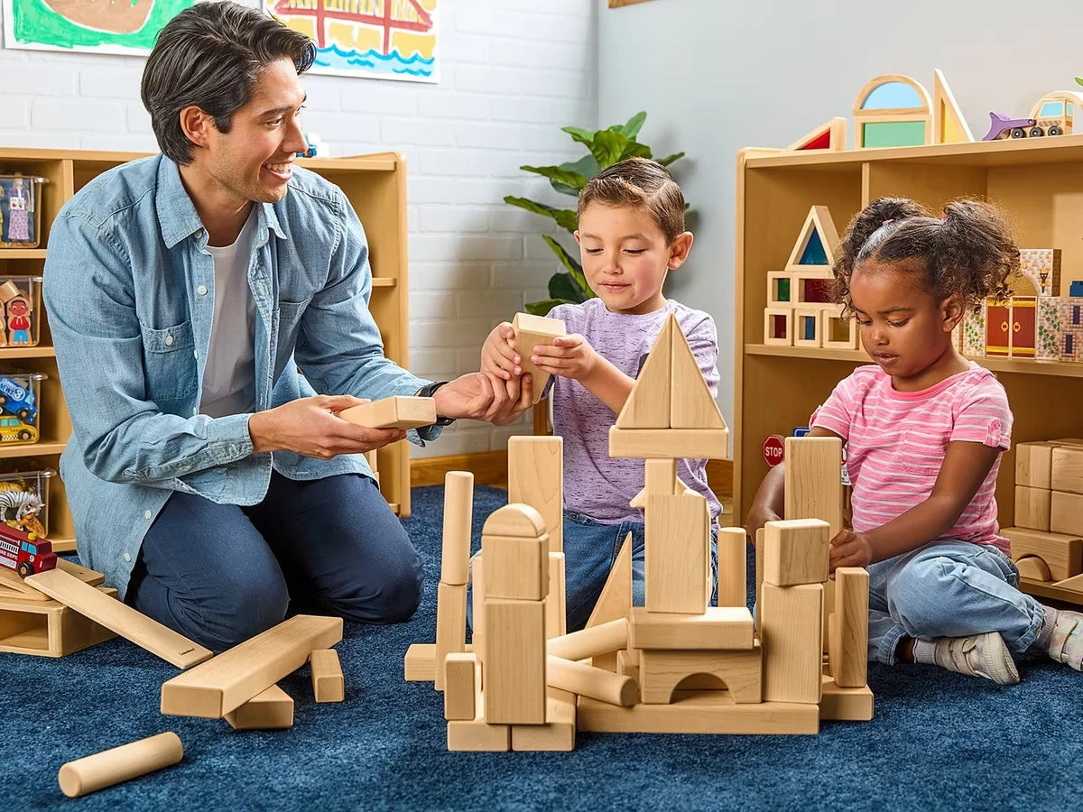 Classroom Hardwood Unit Blocks - Builder Set - US 9628