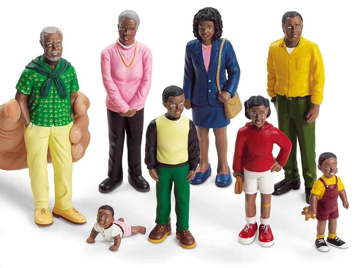 Lakeshore Block Play People - African American Family - US 3281