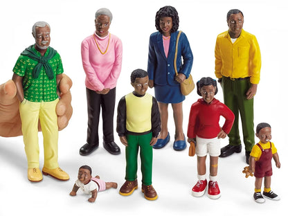 Lakeshore Block Play People - African American Family - US 3281