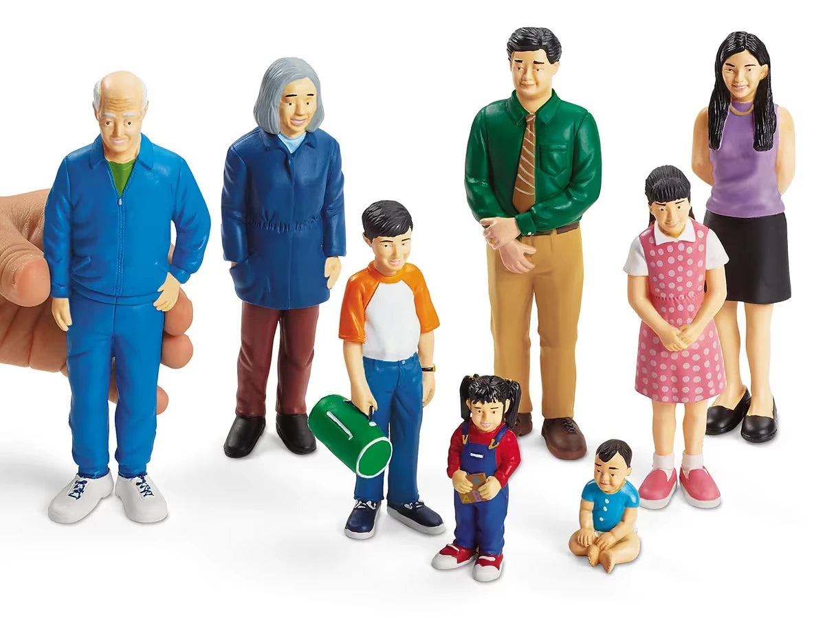 Lakeshore Block Play People - Asian Family - US 5292