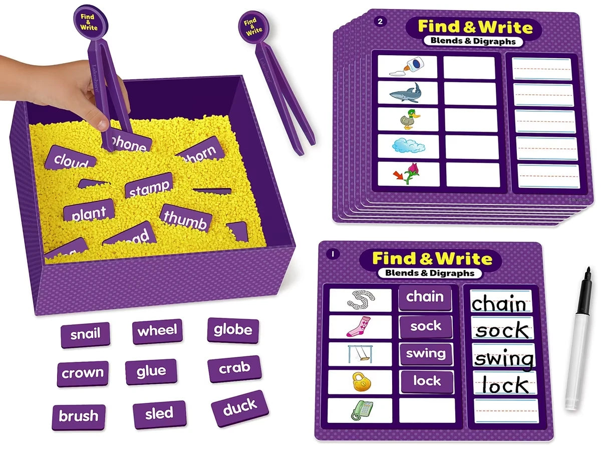Find & Write Blends & Digraphs Activity Center - US 5969