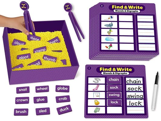 Find & Write Blends & Digraphs Activity Center - US 5969