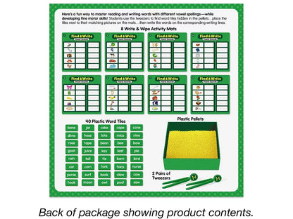 Find & Write Vowel Sounds Activity Center - US 3184