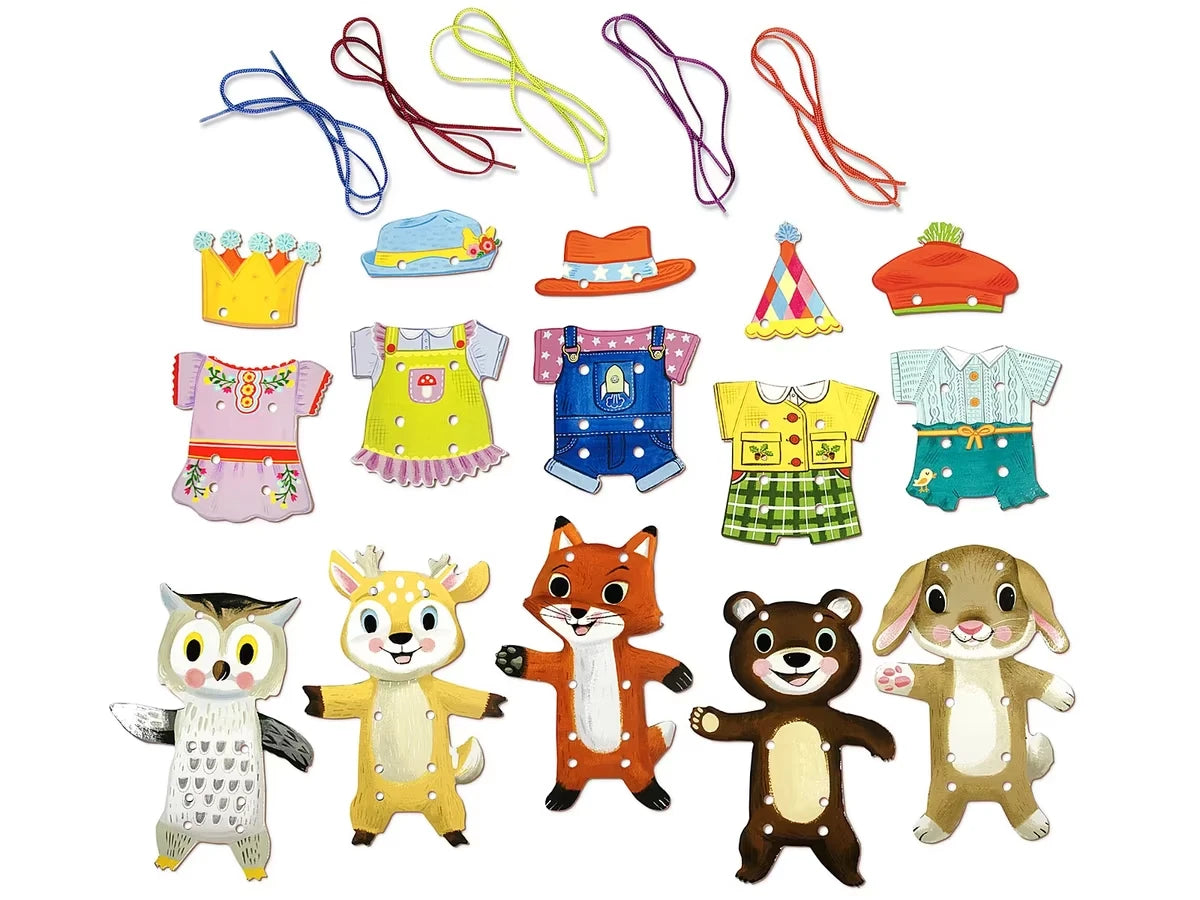 Woodland Friends Lacing Cards - US 3862