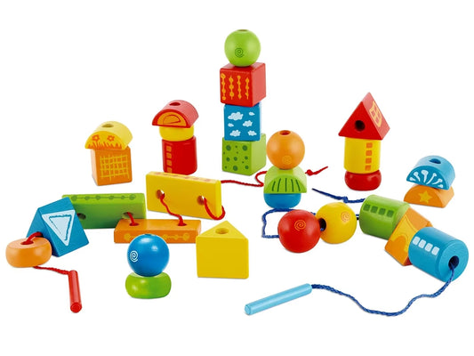 String-Along Wooden Shapes - US 4422