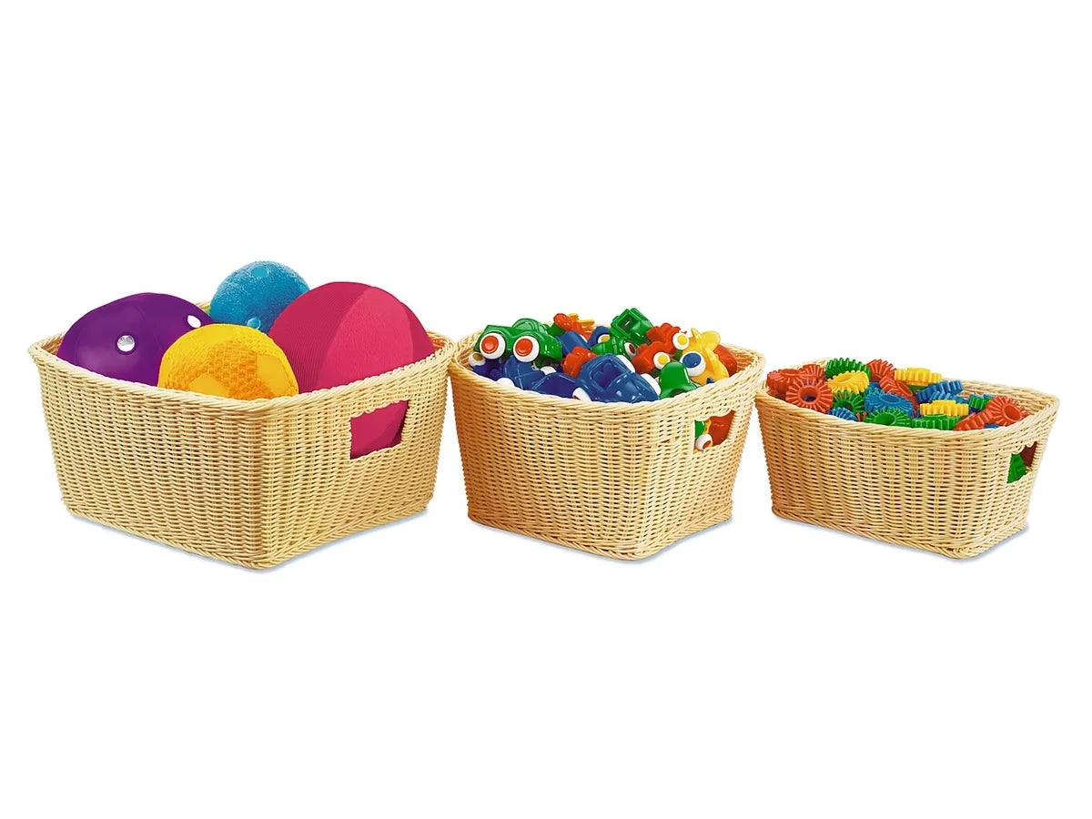 Dishwasher-Safe Plastic Baskets - Natural - US 6900