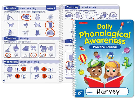 Daily Phonological Awareness Practice Journal - US 3973