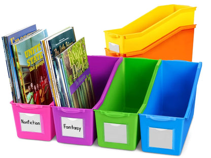Neon Connect & Store Book Bins - US 4749