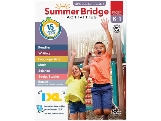 Summer Bridge Activities Workbook - K-Gr. 1 - US 6341