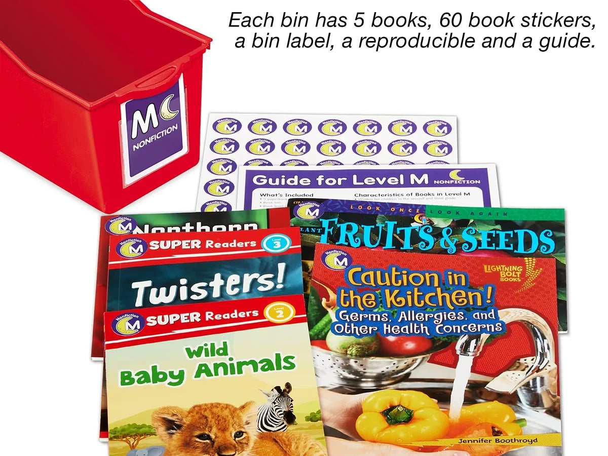 Nonfiction Leveled Books Classroom Library - US 6709