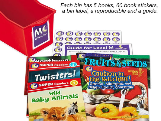 Nonfiction Leveled Books Classroom Library - US 6709