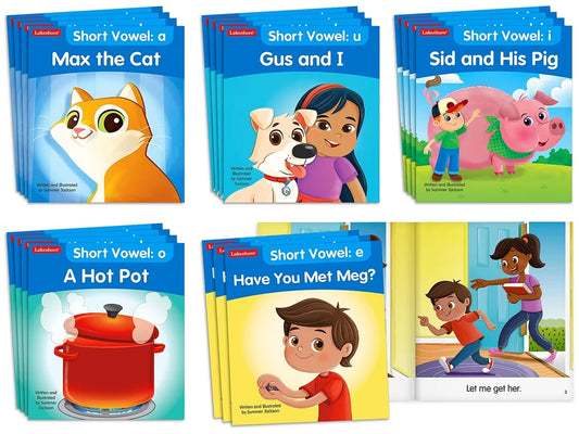 Short Vowels Skill-Building Book Set - US 8502