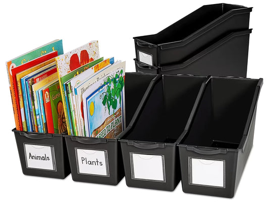 Black Connect & Store Book Bins - US 1742