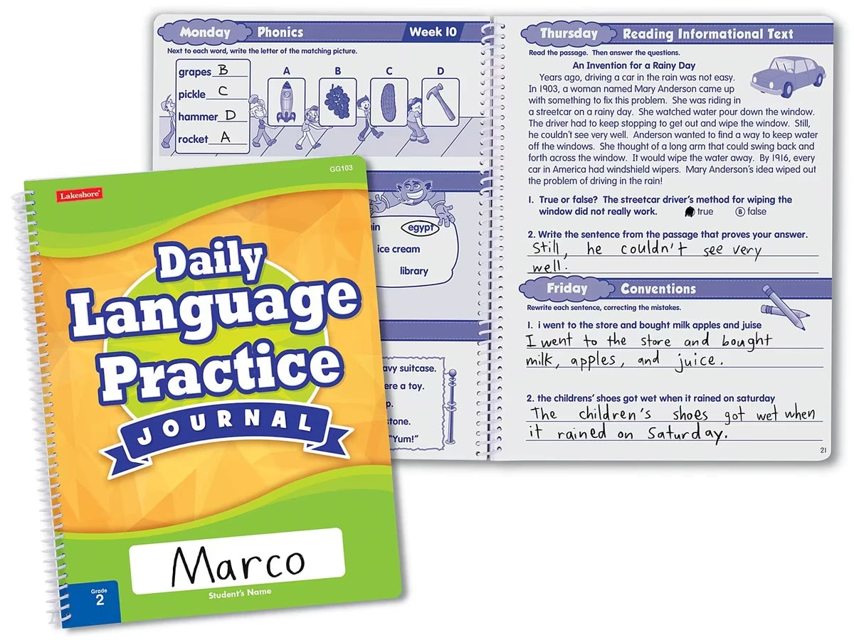 Daily Language Practice Journal - Gr. 2 - US 6592