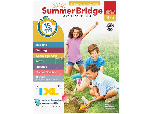 Summer Bridge Activities Workbook - Gr. 3-4 - US 1128