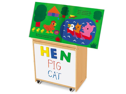 Classic Birch Magnetic Write & Wipe Big Book Center - US 9389