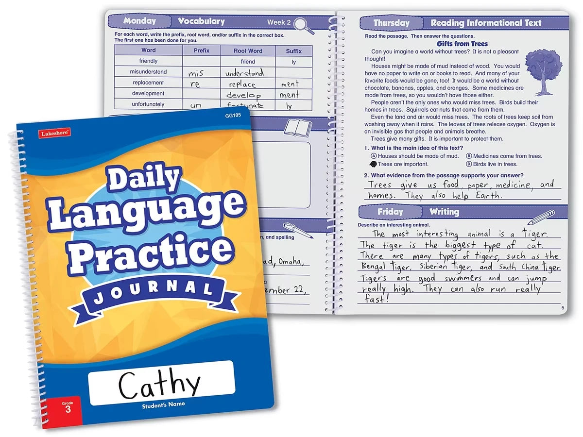 Daily Language Practice Journal - Gr. 3 - US 5902