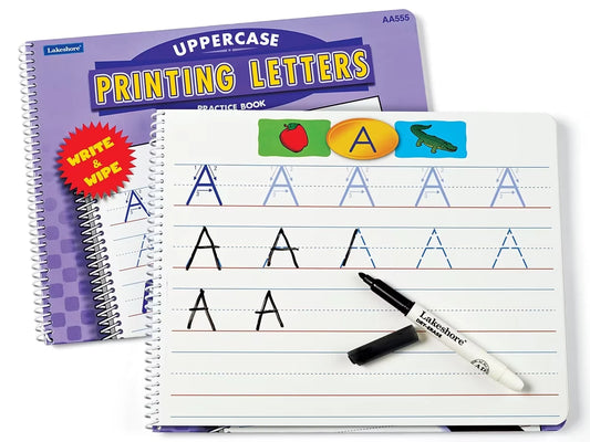 Printing Letters Practice Book - Uppercase - US 3087