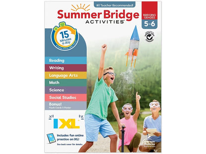 Summer Bridge Activities Workbook - Gr. 5-6 - US 1027