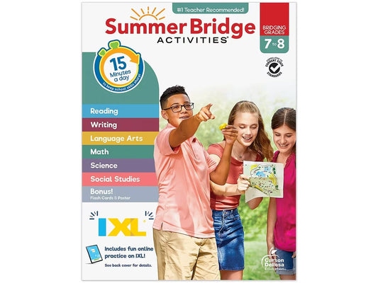 Summer Bridge Activities Workbook - Gr. 7-8 - US 7355