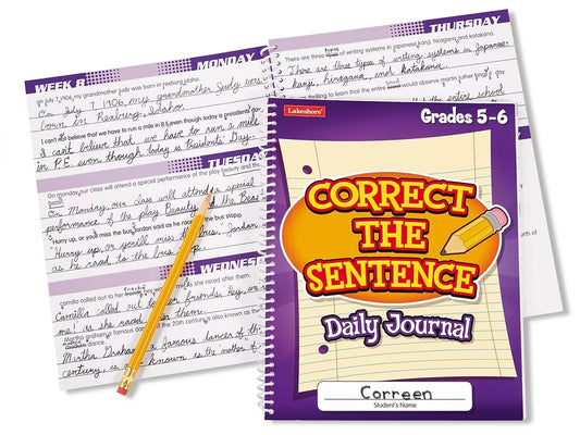 Correct the Sentence! Daily Journal - Gr. 5-6 - US 7775
