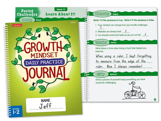 Growth Mindset Daily Practice Journal - Gr. 1-2 - US 8143