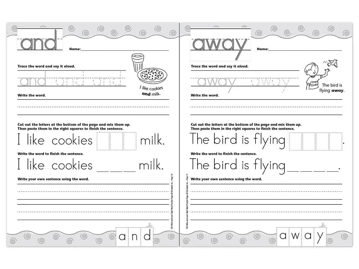 Sight-Word Writing Practice Workbook - US 6039