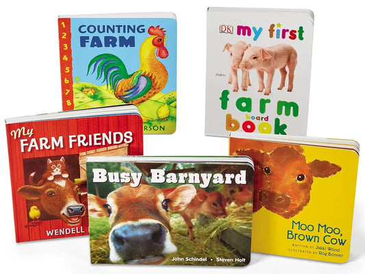 On the Farm Board Book Library - US 4726