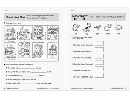 Beginning Geography Workbook - US 6519