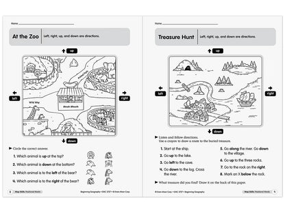 Beginning Geography Workbook - US 6519