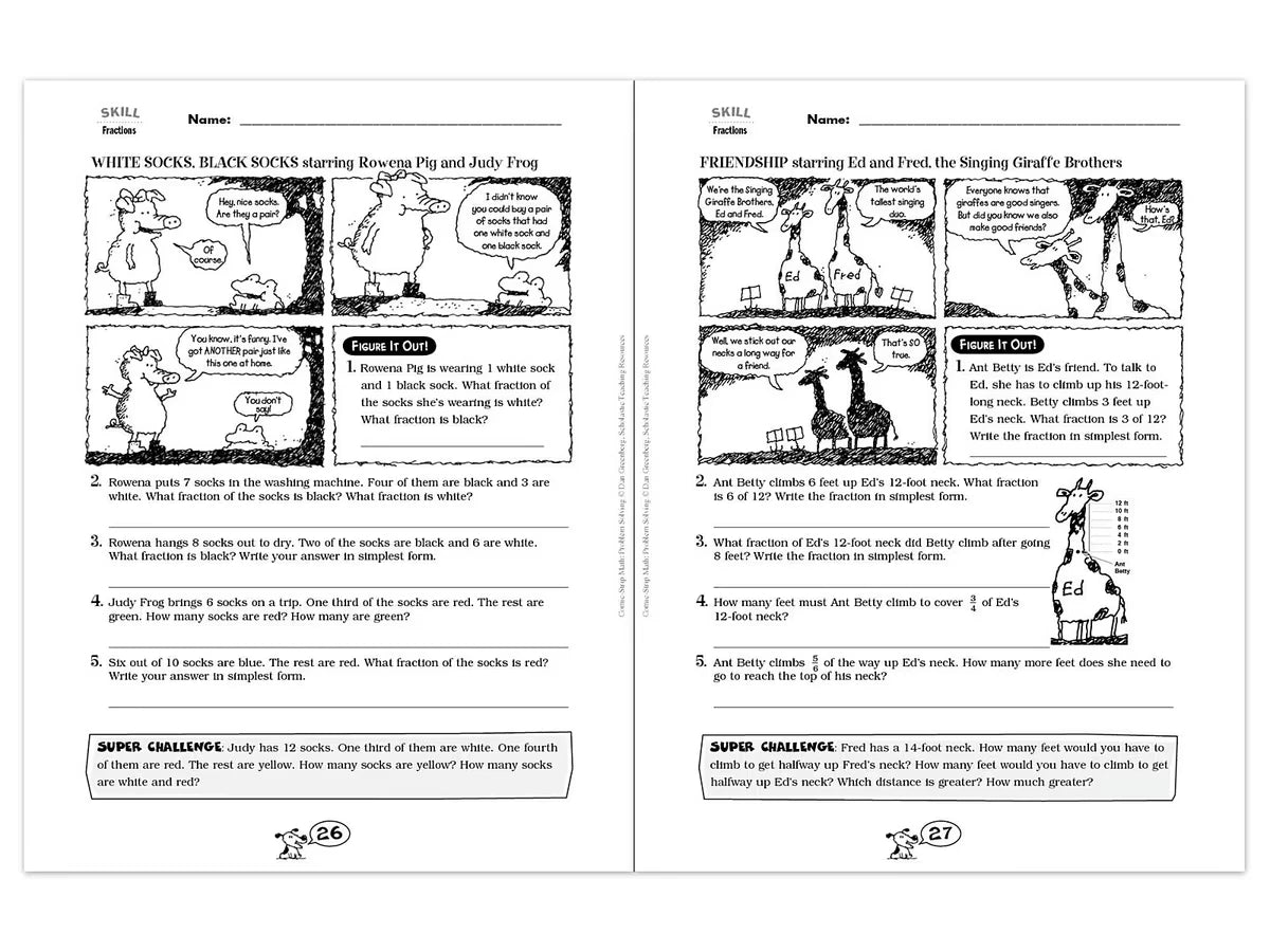 Comic-Strip Math Workbook - US 7132