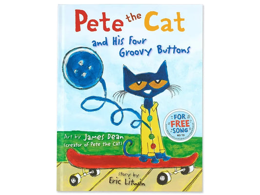 Pete the Cat® and His Four Groovy Buttons Hardcover Book - US 2202
