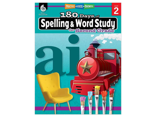 180 Days of Spelling Workbook - Gr. 2 - US 7457