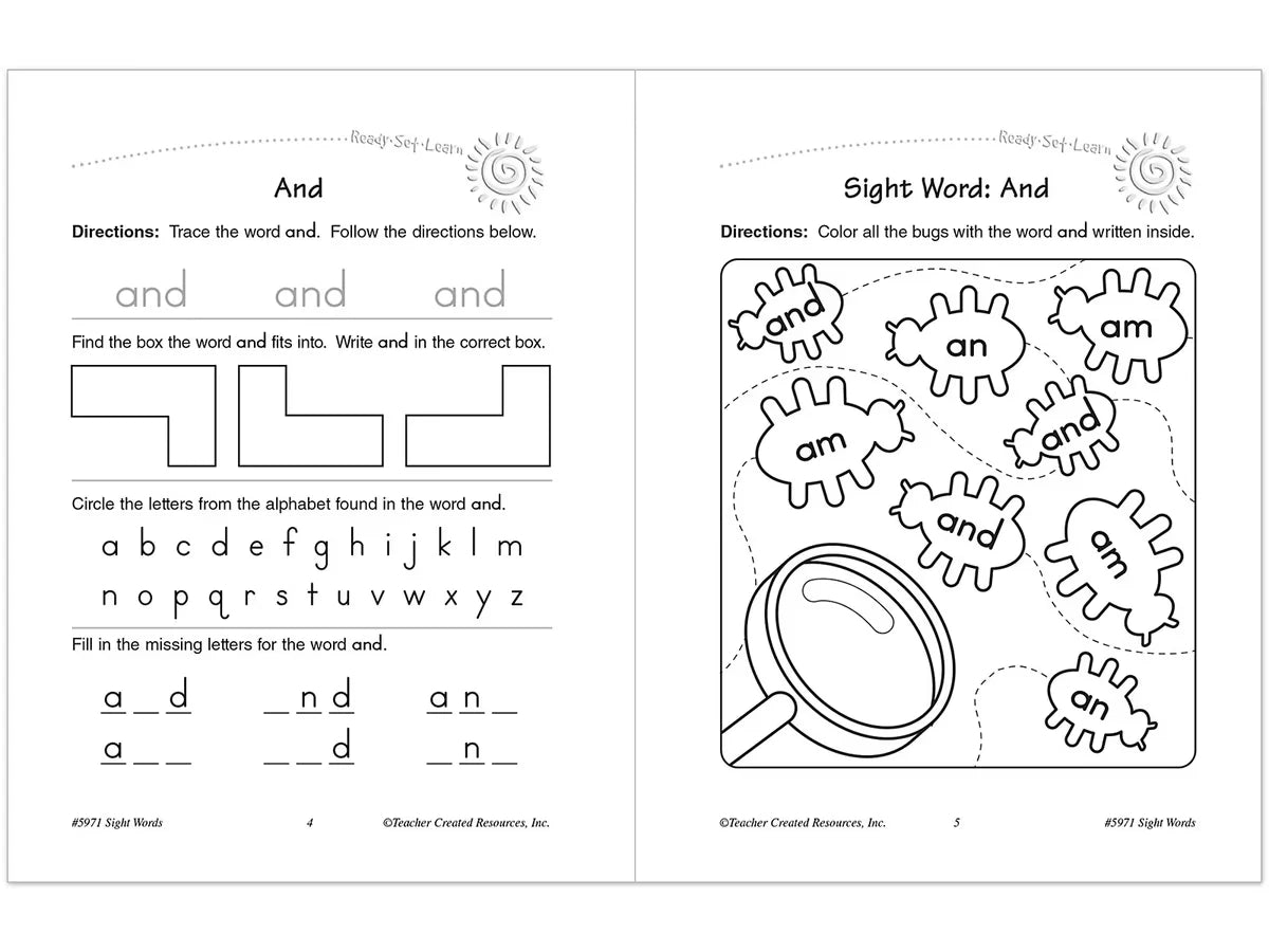 Sight-Words Workbook - US 3731