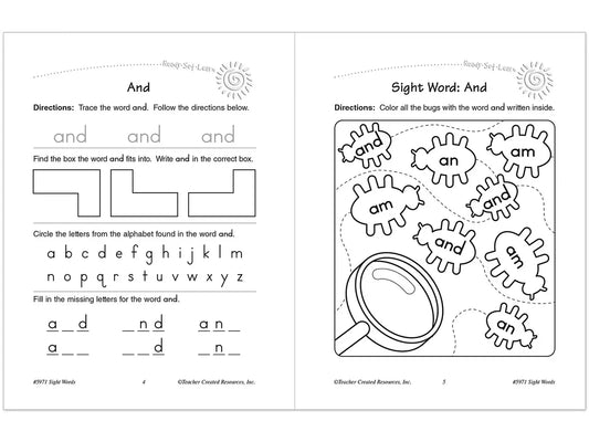 Sight-Words Workbook - US 3731