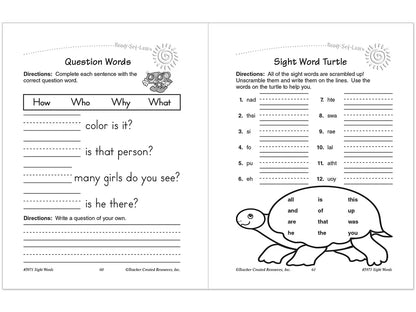 Sight-Words Workbook - US 3731