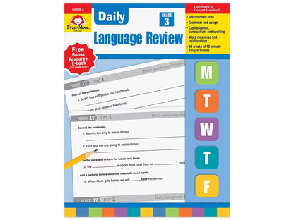 Daily Language Review Workbook - Gr. 3 - US 6118