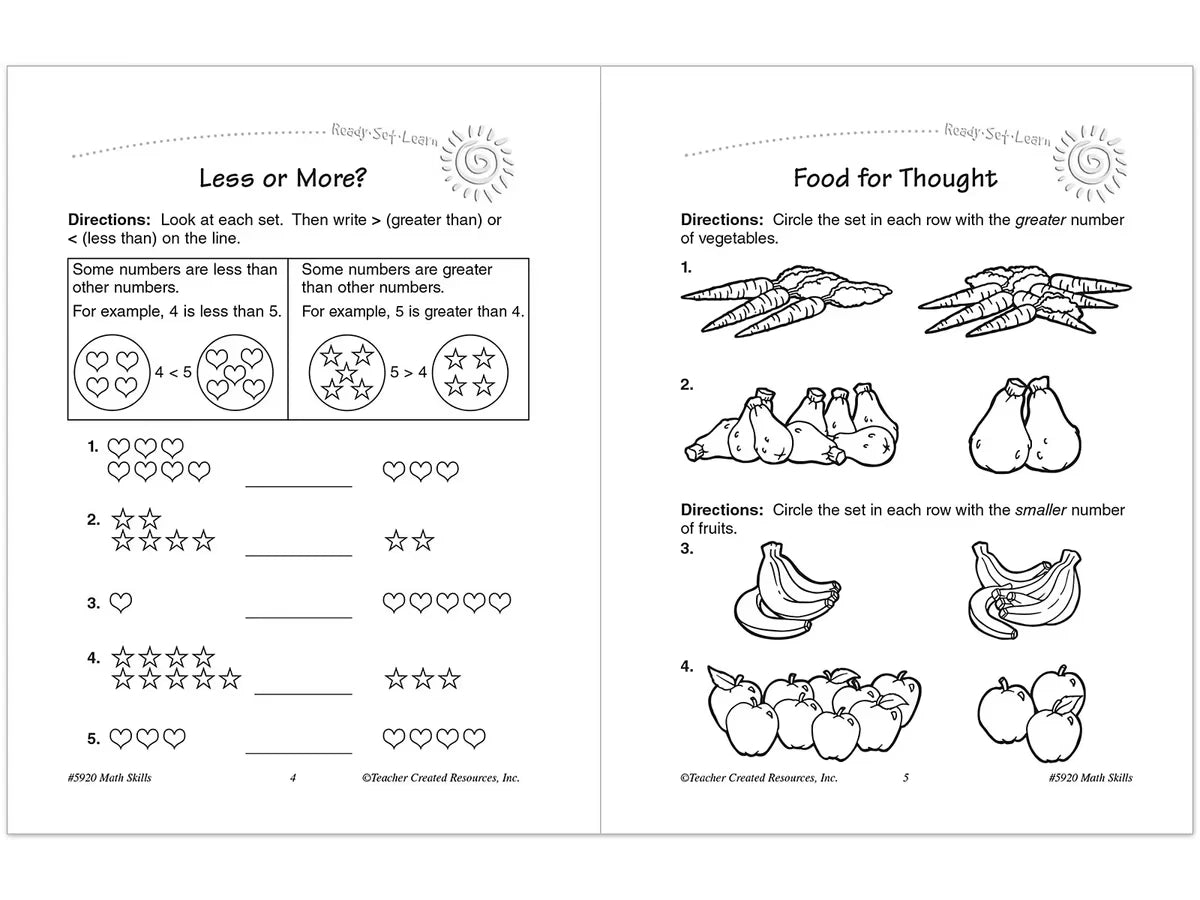 Math Skills Workbook - Gr. 1 - US 8560