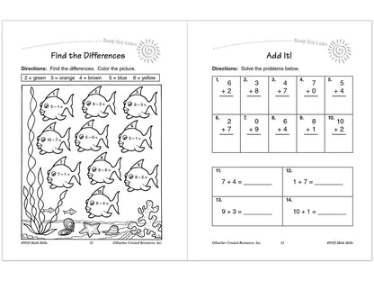 Math Skills Workbook - Gr. 1 - US 8560