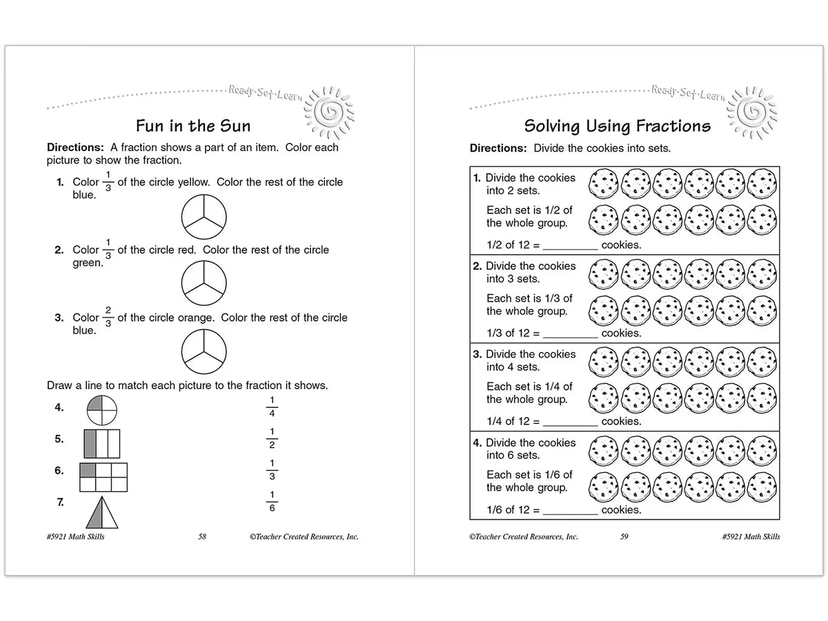 Math Skills Workbook - Gr. 2 - US 1998