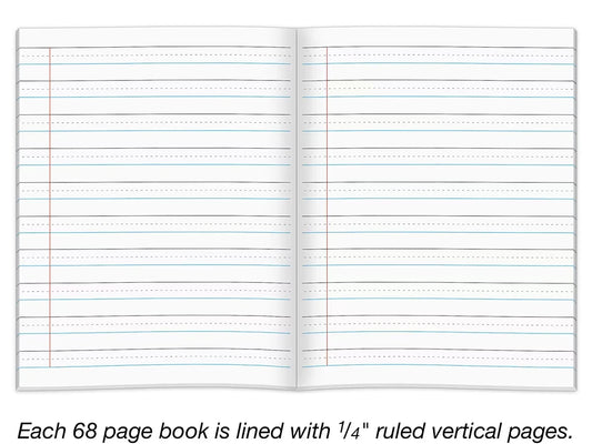 Levels 58-96 Spanish Dictation Books – Set of 10 - US 4476