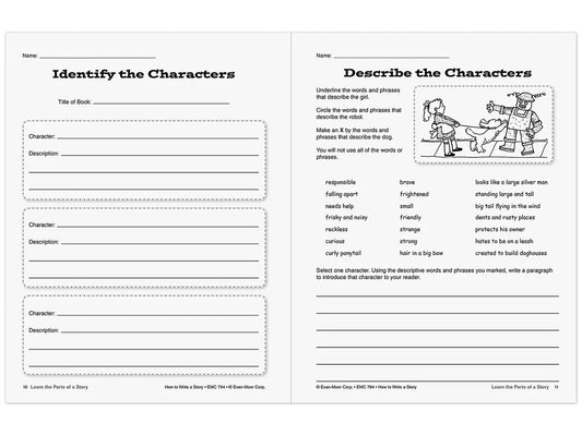 How to Write a Story Workbook - Gr. 4-6 - US 5449