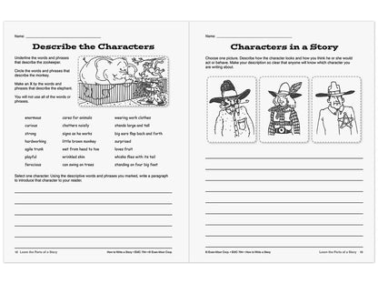 How to Write a Story Workbook - Gr. 4-6 - US 5449