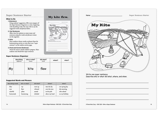 Write a Super Sentence Workbook - US 6469